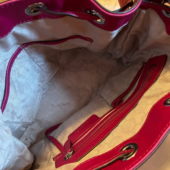 NWT LARGE JULES LEATHER DRAWSTRING SHOULDER BAG - Picture 5 of 6